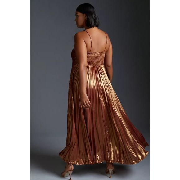 Anthropologie Plissé Halter Dress - Picture 8 of 11